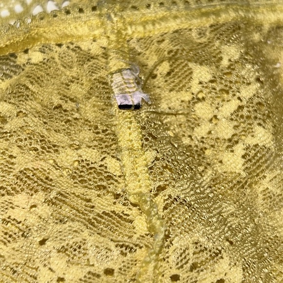 Victoria’s Secret Sunshine Yellow All Over Lace Low Rise Cheeky Panties Sz Small - Picture 13 of 14